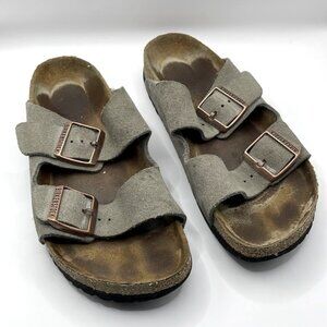 Birkenstock Arizona Slip On Sandals Green